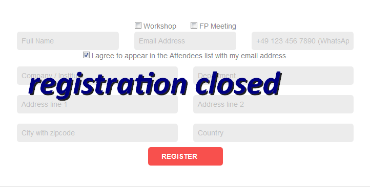registration closed